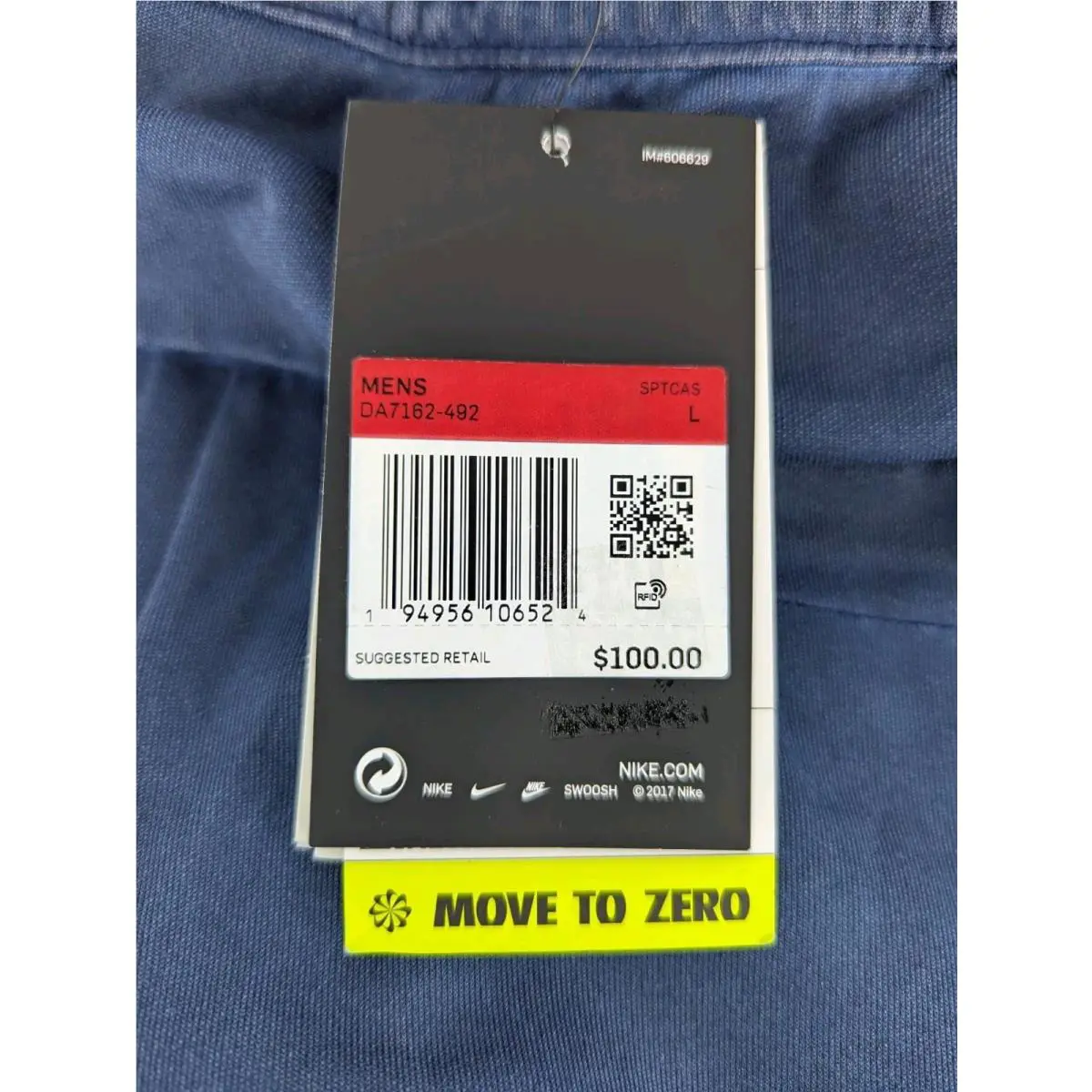 Nike clothing - Sportswear Jersey Pants - Sportswear Jersey Pants - DA7162-492 - Blue Void (UPC: 194956106609) 4