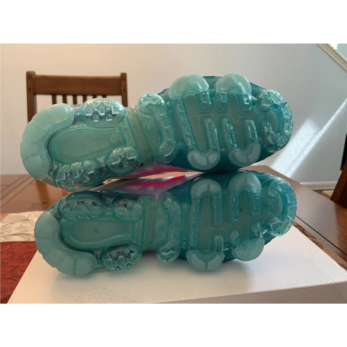 Nike shoes - Nike Air VaporMax 2019 - Air VaporMax - AR6632 005 - Platinum tint/ Pink Blast 7