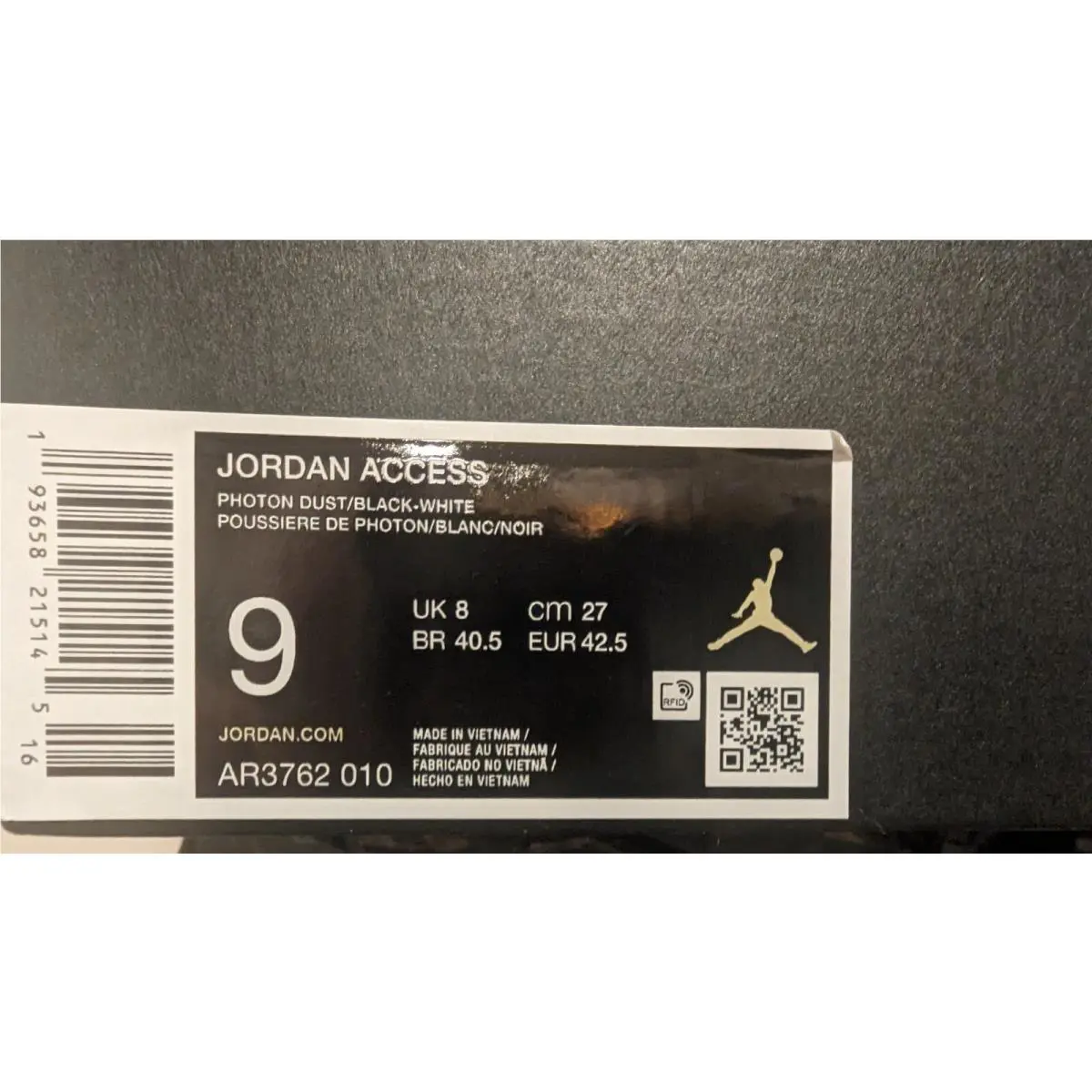 Nike shoes - Jordan Access - Access - Photon Dust Black White 4