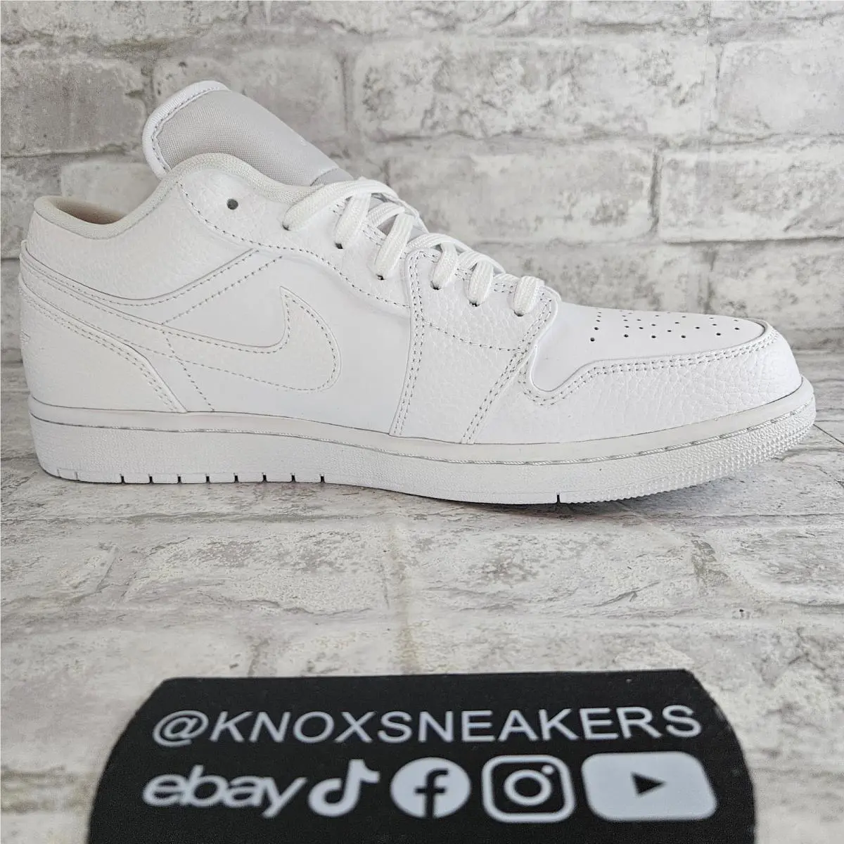 Nike shoes - Air Jordan 1 Low - Air Low - 553558-130 - White 2