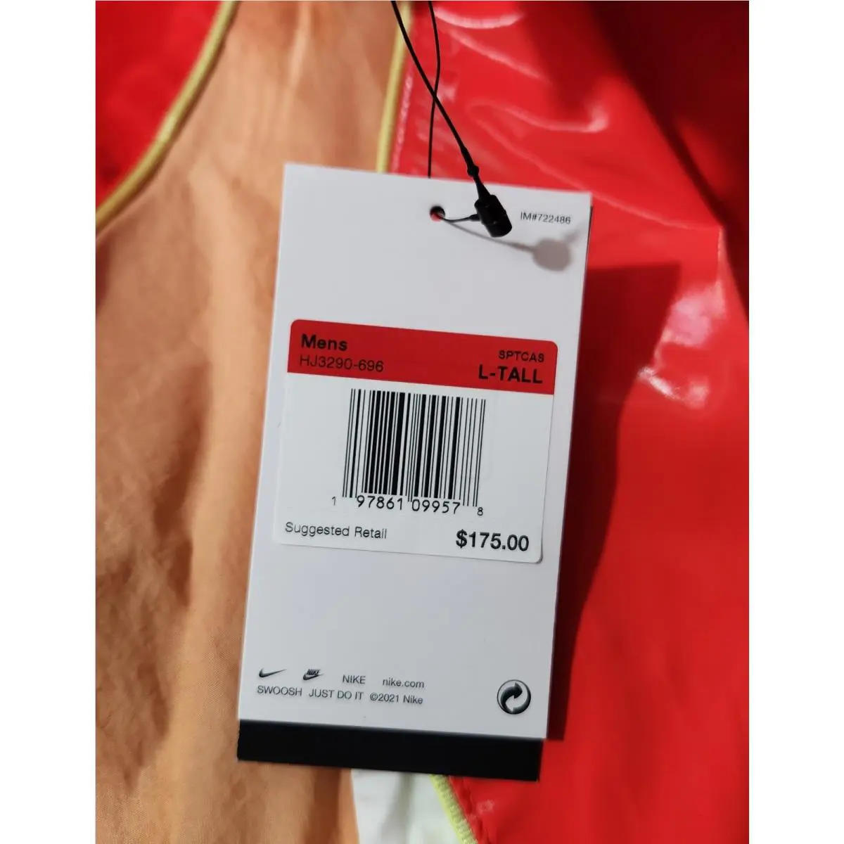 Nike clothing - Nike Project F.R.O.G - Project - HJ3290696 - Red (UPC: 197859990306) 3