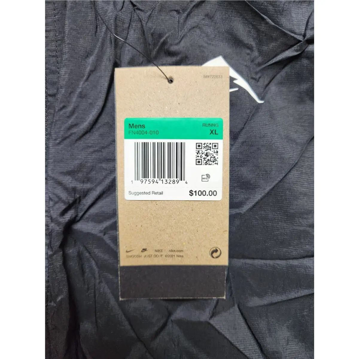 Nike clothing - Nike Trail Aireez - Trail Aireez - FN4004010 - Black (UPC: 0197594132887) 3