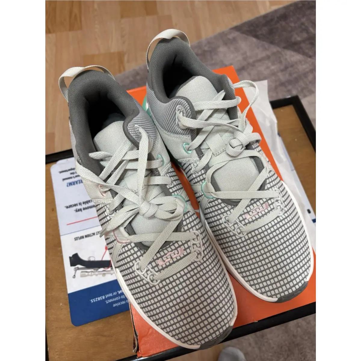 Nike shoes - Nike LeBron Witness 7 - LeBron Witness - DM1123-006 - Gray, Manufacturer: Light Bone/Phantom/Flat Pewter/Black 7