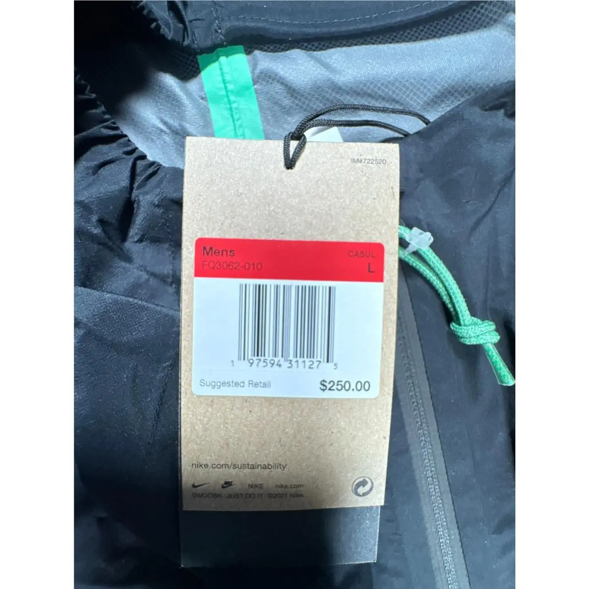 Nike clothing - Nike ACG Trail Snacks Storm Fit Jacket - FQ3062-010 - Black 5