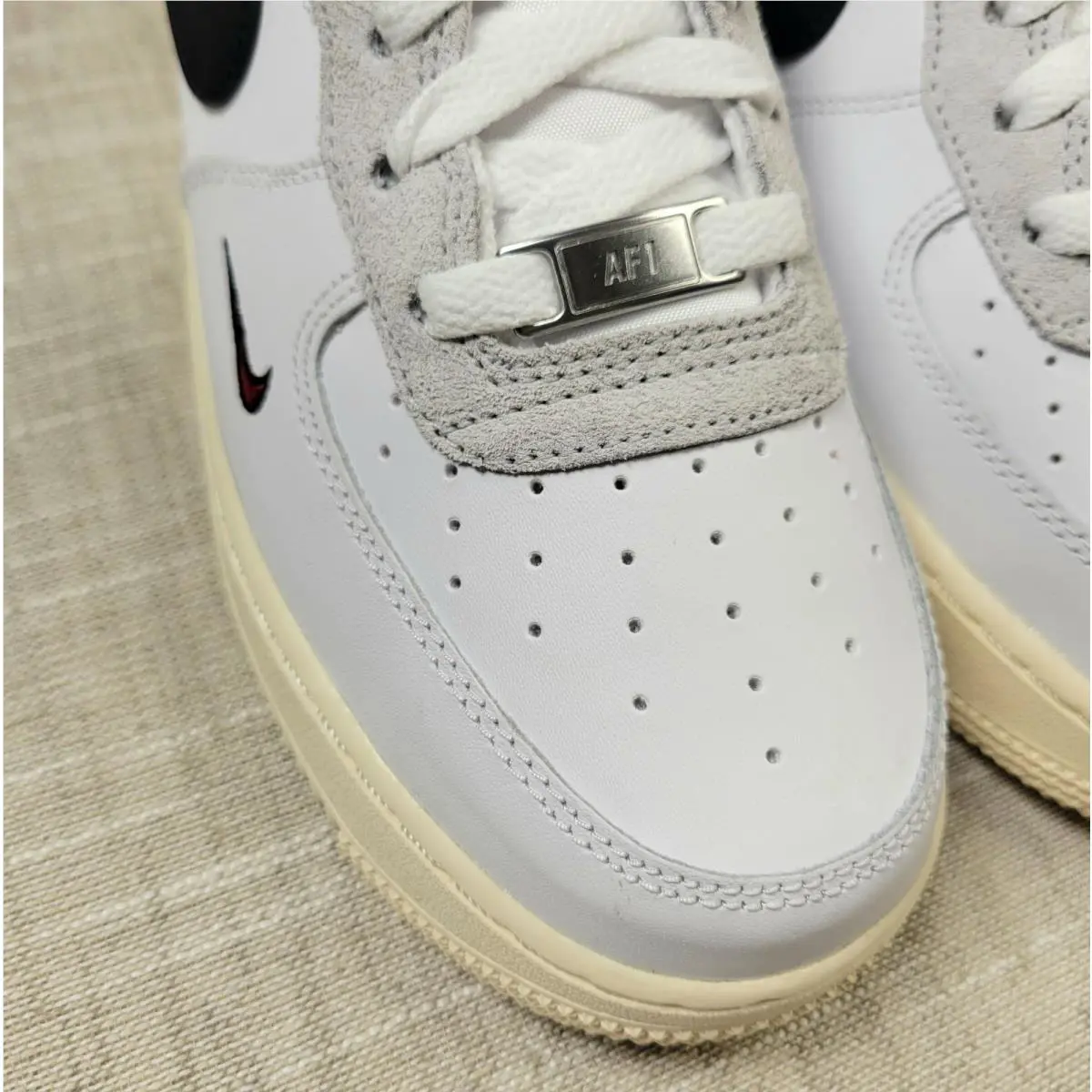 Nike shoes - Nike Air Force 1 Low LV8 GS - DX3361-100 - White Black Orange 8