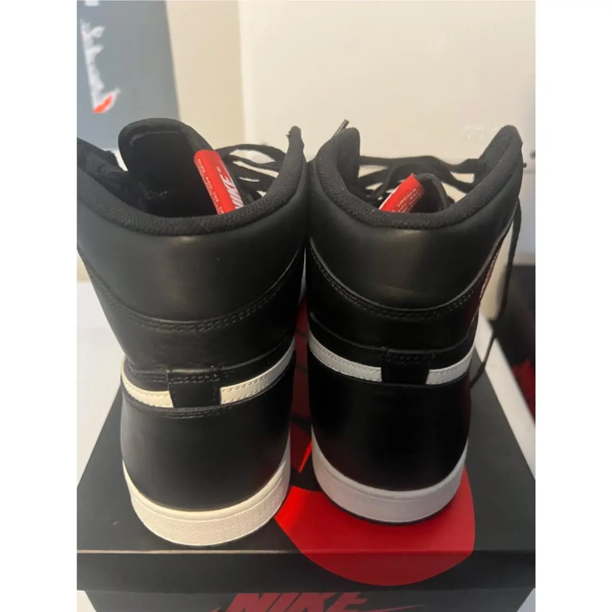 Nike shoes - Nike Air Jordan 1 - Air - 555088-011 - Black (UPC: 091206745970) 1