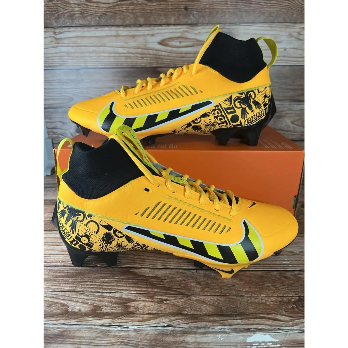 Nike Vapor Edge Pro 360 2 Nrg Laser Orange Mens Sizes 10.5 Football Cleats