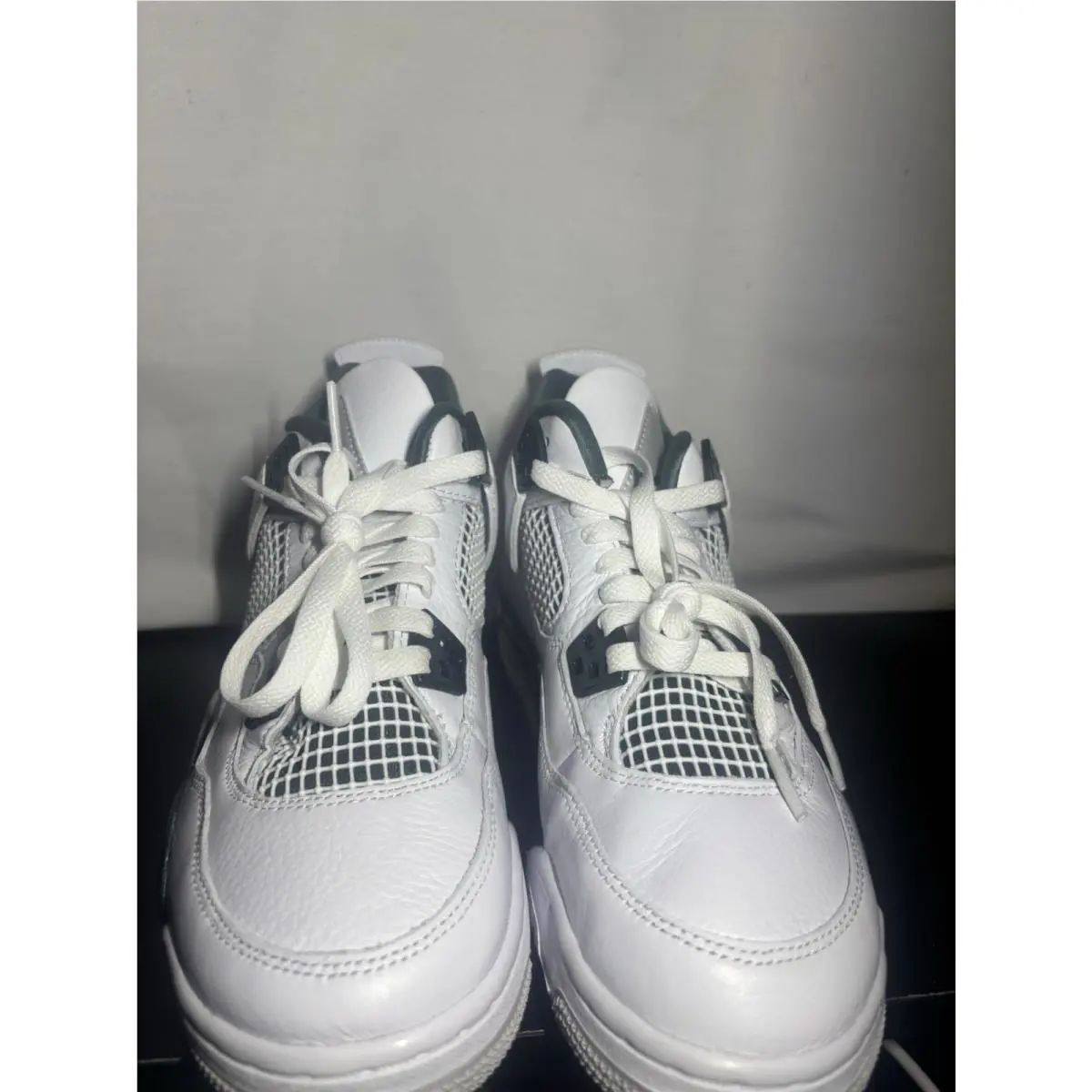 Nike shoes - Air Jordan 4 Retro - Air Retro - FQ8138-103 - White, Manufacturer: White/Oxidized Green/White/Neutral Grey 2