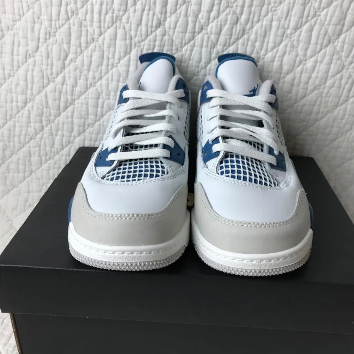 Nike shoes - Jordan 4 Retro - Retro - BQ7669-141 - Off White/Military Blue 3