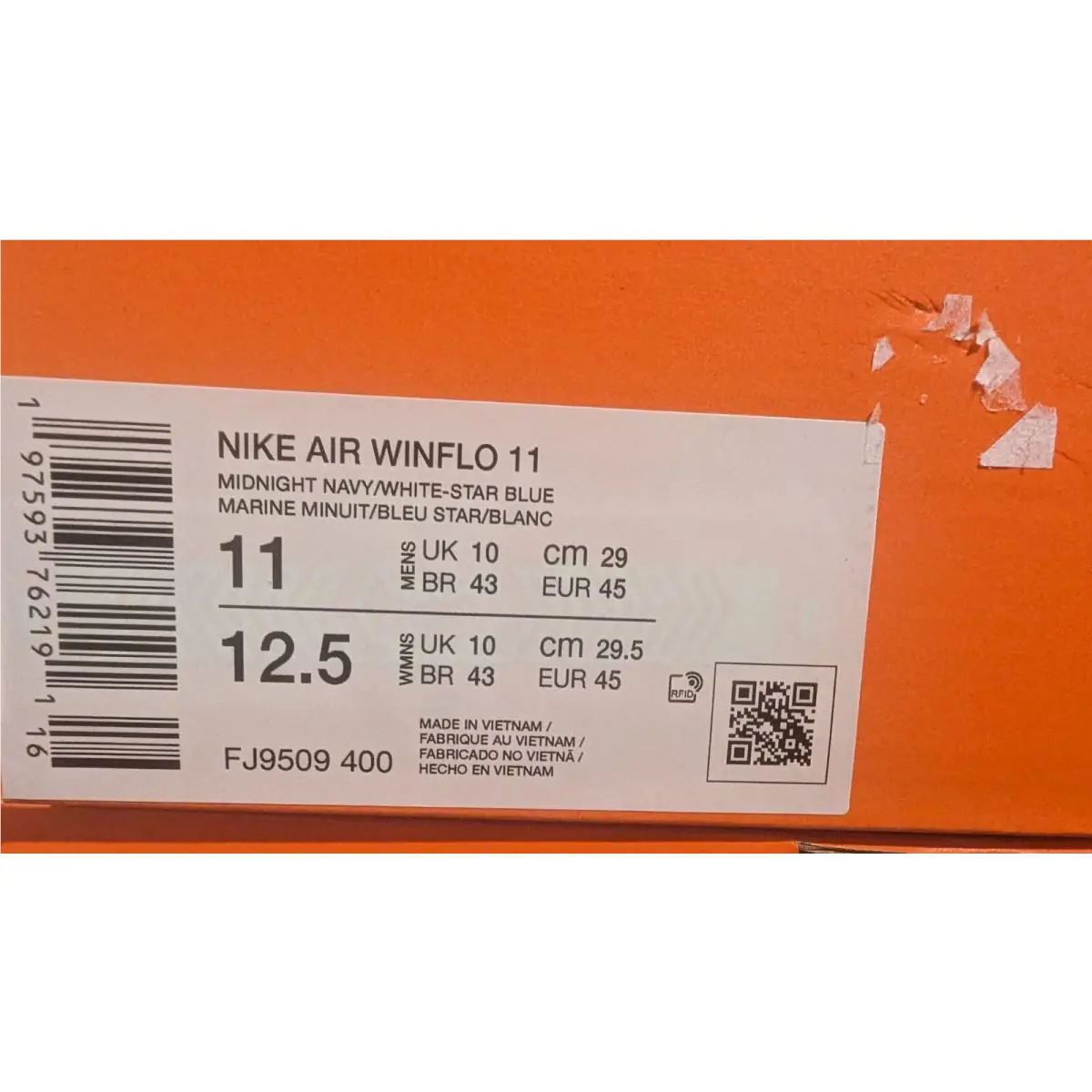 Nike shoes - Nike Air Winflo - Air Winflo - MidnightNavy/White Star Blue 4