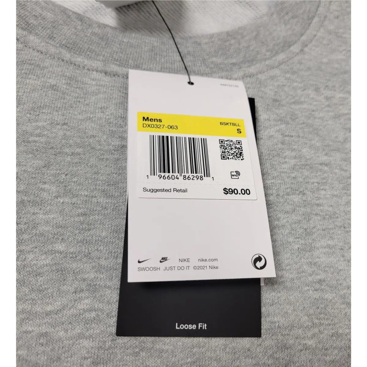 Nike clothing - DX0327-063 - DX0327-063 - Gray White 8