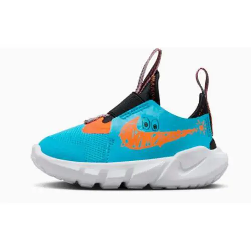Nike Flex Runner 2 Lil TD Blue/orange FV6667-400 Toddler Size 9c - Blue