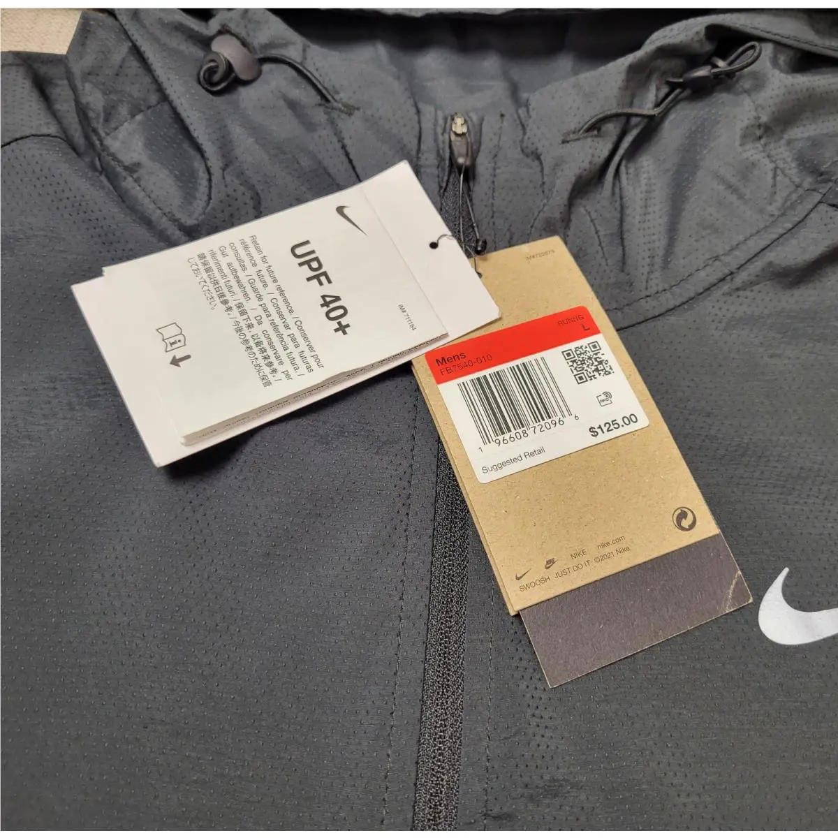 Nike clothing - Nike Windrunner - Windrunner - FB7540-010 - Black Silver 7