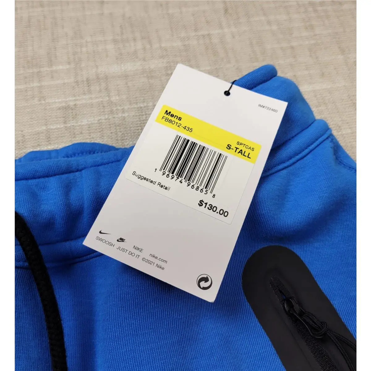 Nike clothing - NIKE NSW Tech - NSW Tech - FB8012-435 - Pacific Blue Black 6