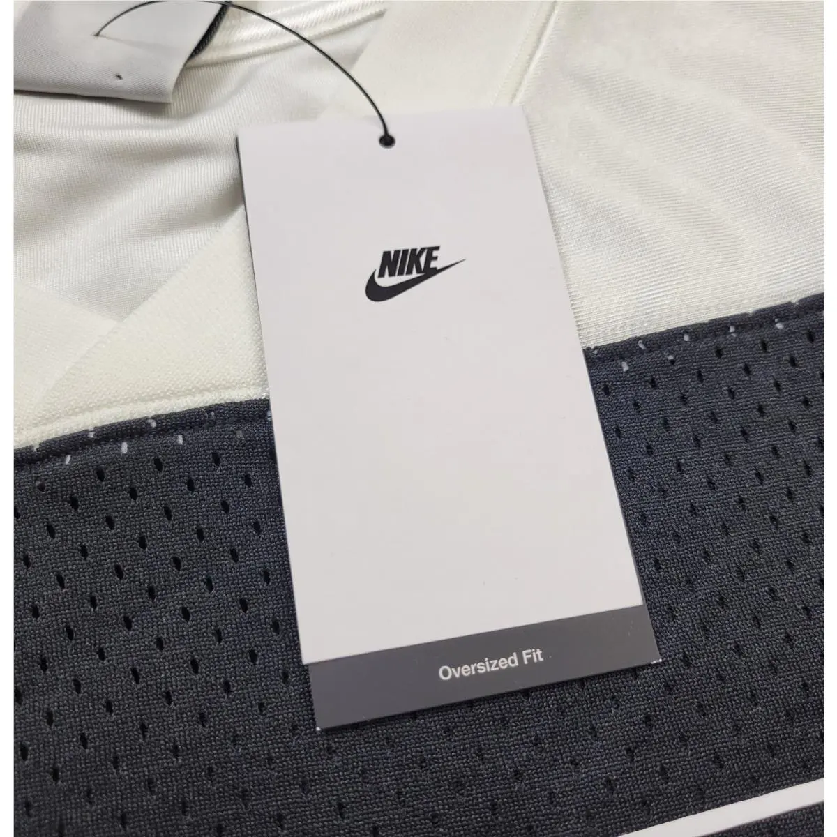 Nike clothing - Nike Air Womens Oversized Jersey - FN2253-100 - Black White 8