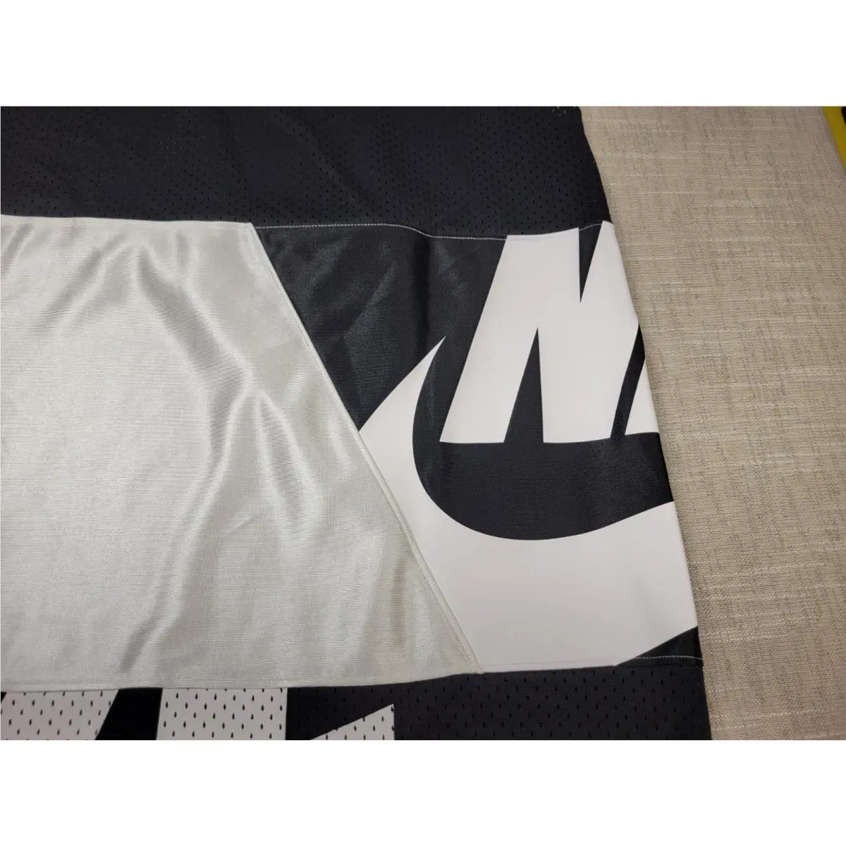 Nike clothing - Nike Air Womens Oversized Jersey - FN2253-100 - Black White 7