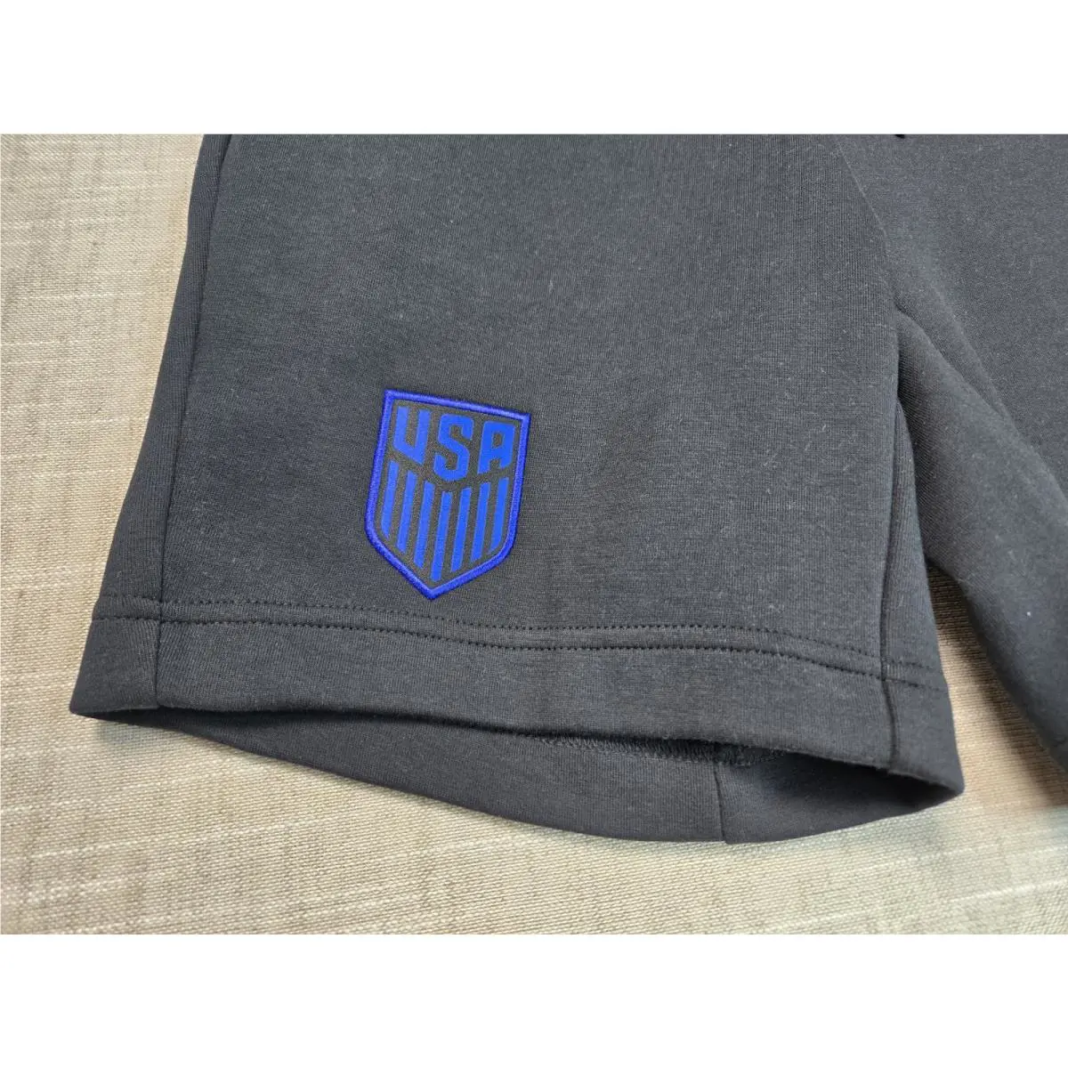 Nike clothing - Nike USMNT Tech Fleece Shorts - DO5964-010 - Black Blue 1