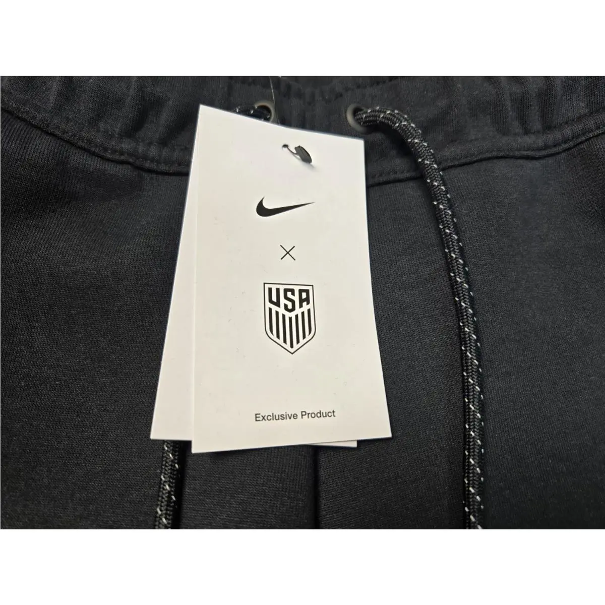 Nike clothing - Nike USMNT Tech Fleece Shorts - DO5964-010 - Black Blue 6