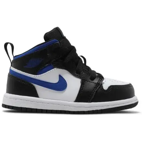 Nike Air Jordan 1 Mid TD `game Royal` Blue/black 640735-140 Toddler Size 3c - Blue
