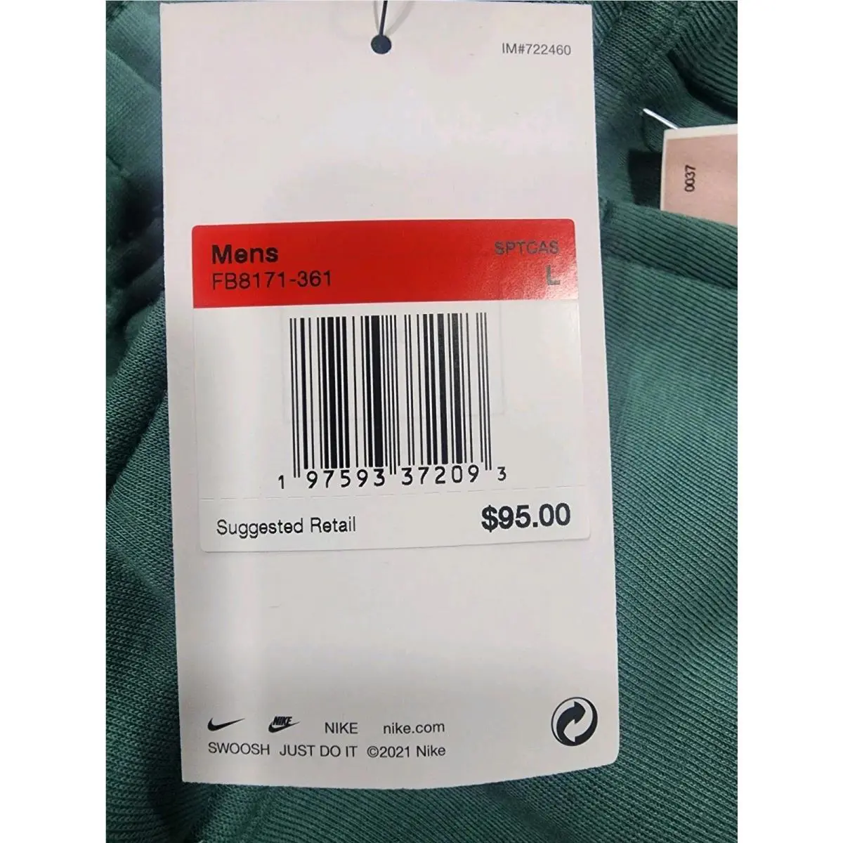 Nike clothing - Nike NSW Tech Fleece Shorts - FB8171-361 - Green 5