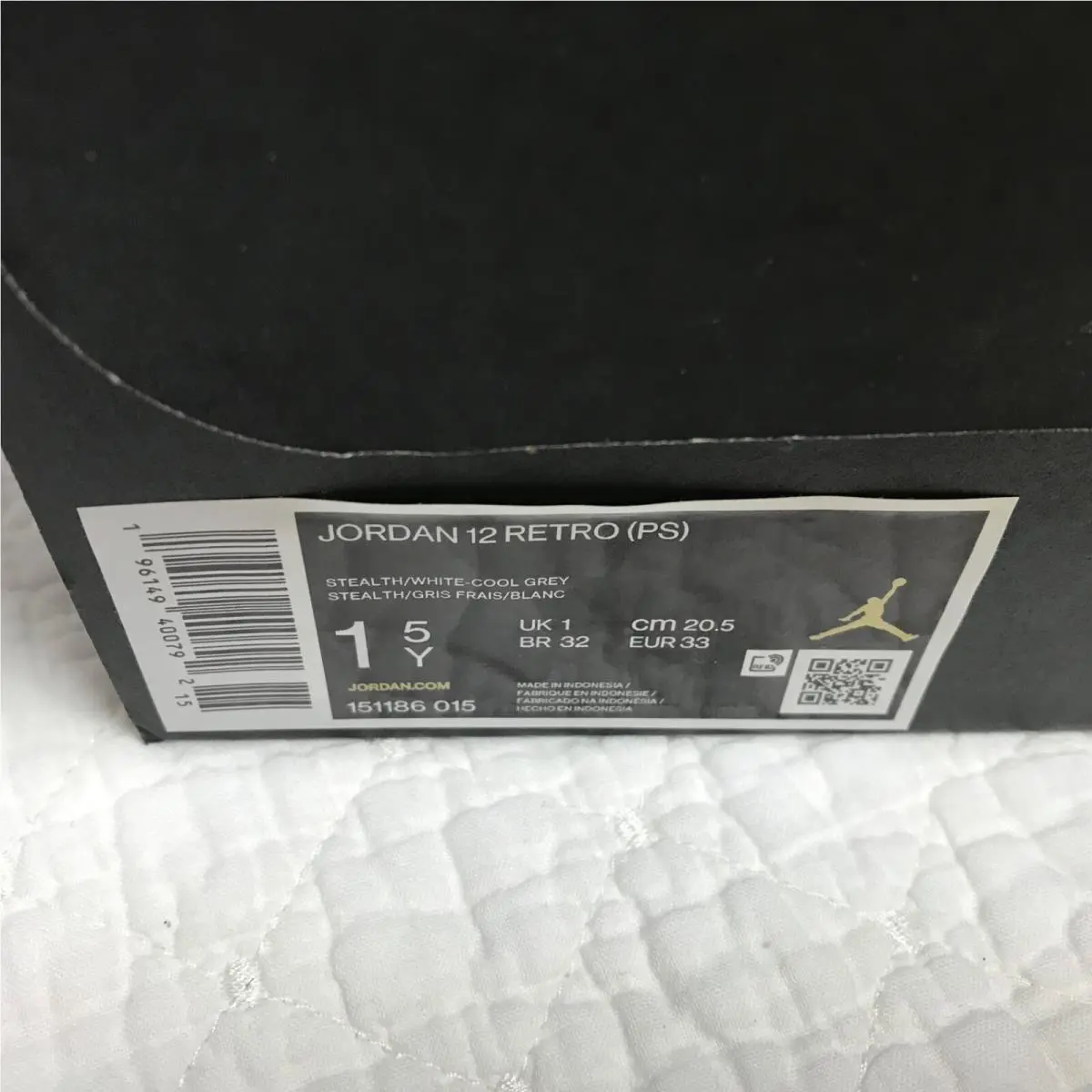 Nike shoes - Air Jordan 12 - Air - 151186-015 - Steal TH/White-Cool Gray 10