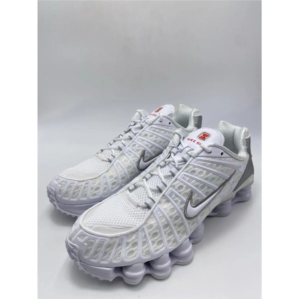 Nike shoes - Nike Shox - Shox - AV3595 100 - White/Metallic Silver (UPC: 192499276889) 2