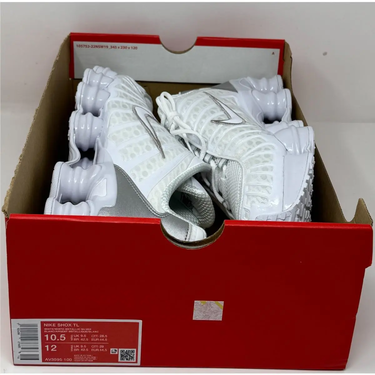 Nike shoes - Nike Shox TL - Shox - AV3595-100 - White (UPC: 0192499276858) 3