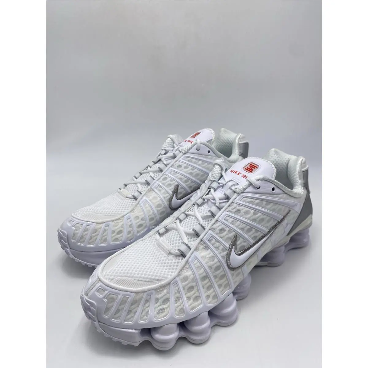 Nike shoes - Nike Shox - Shox - AV3595 100 - White/Metallic Silver (UPC: 192499276889) 2