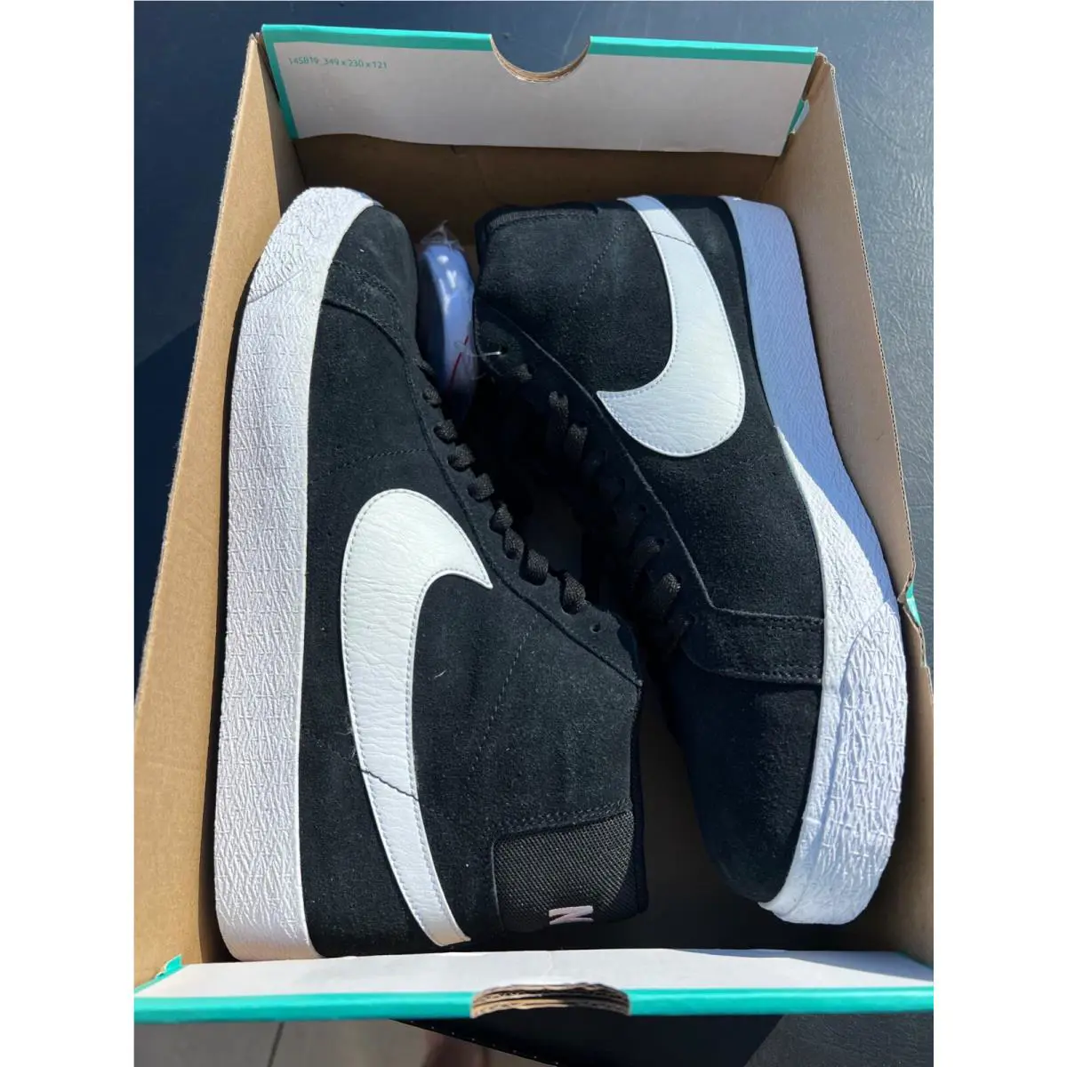 Nike shoes - Nike Blazer - Blazer - 864349-402 - Black and White 4