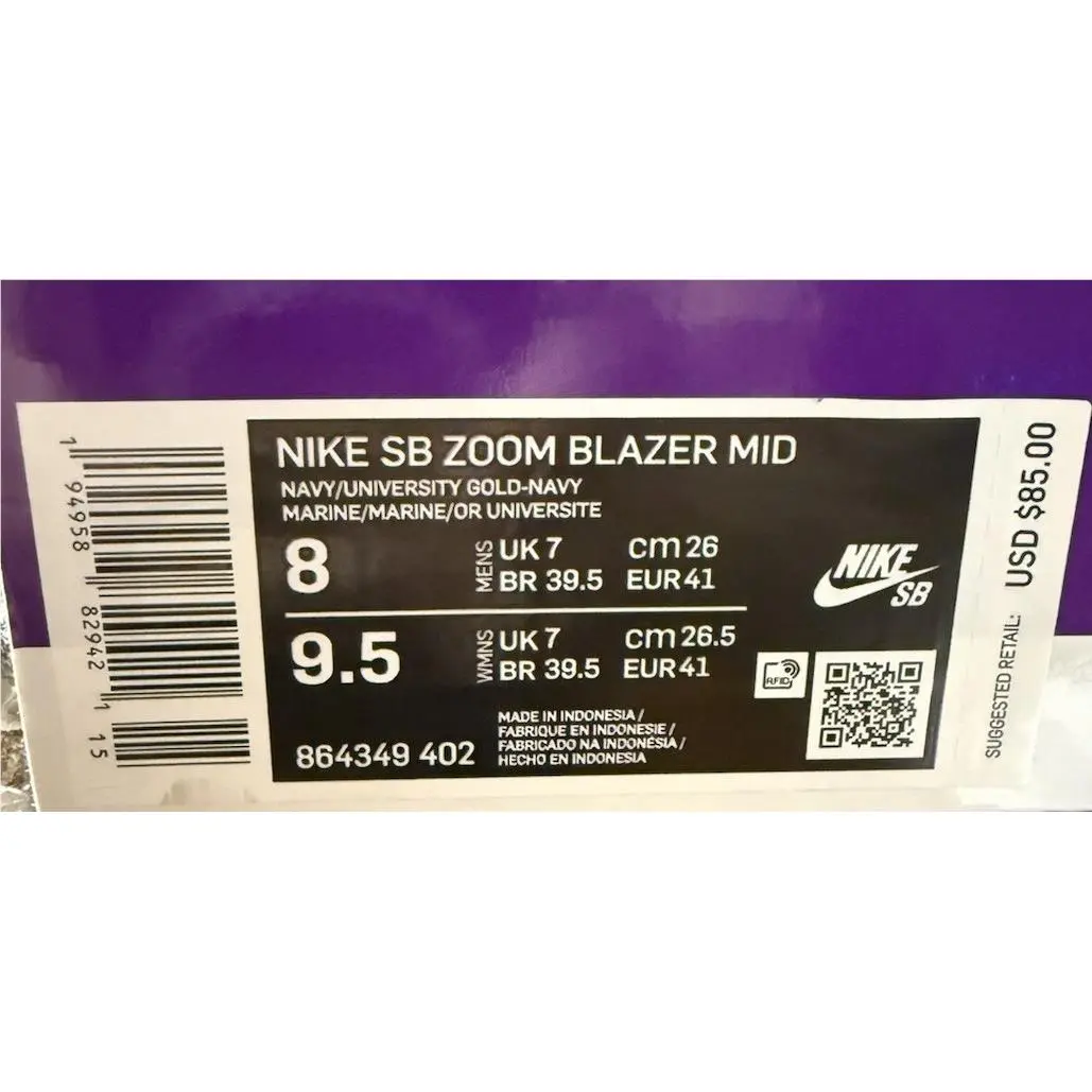 Nike shoes - Nike Blazer - Blazer - 864349-402 - Blue 8