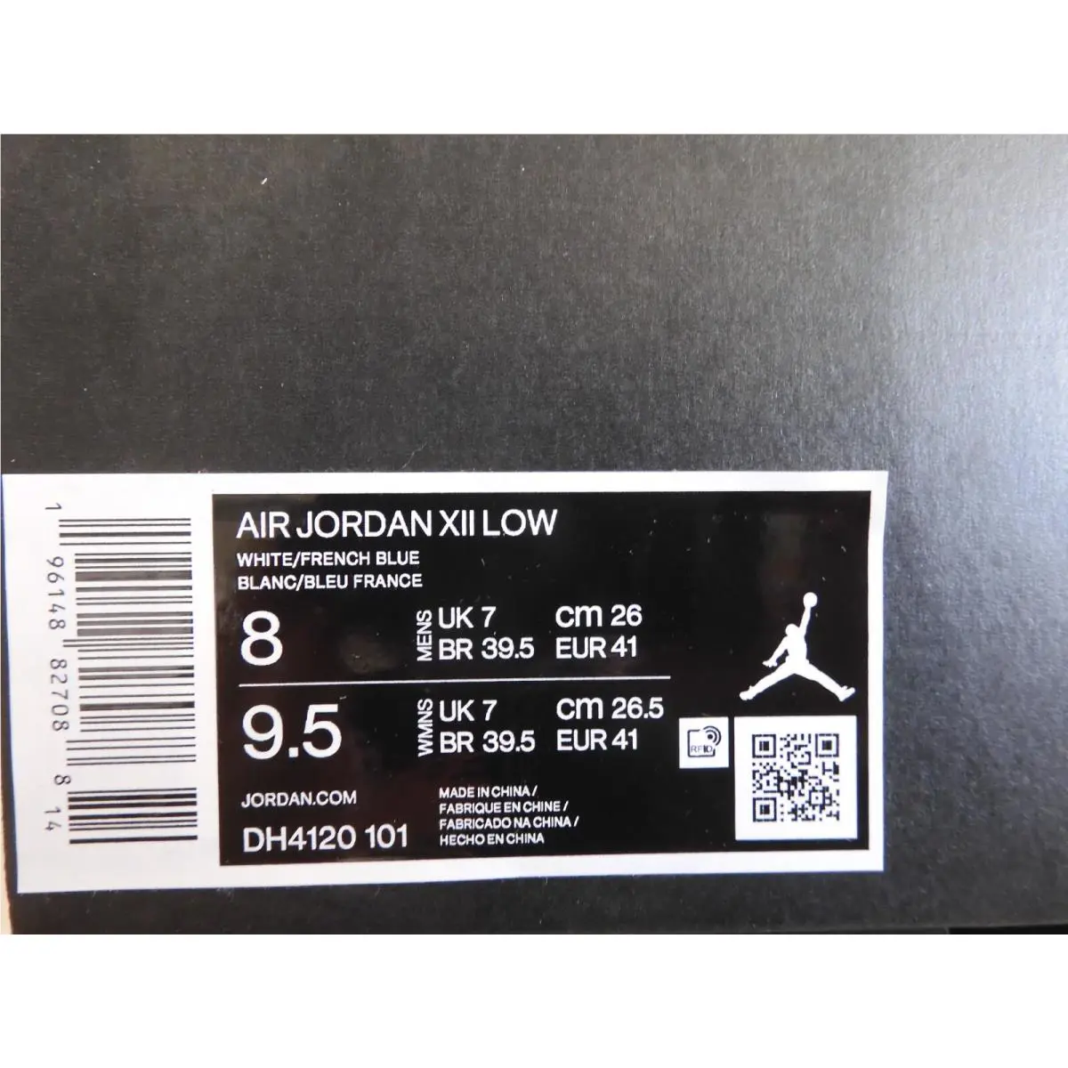Nike shoes - Air Jordan 12 - Air - Blue (UPC: 196148827088) 3
