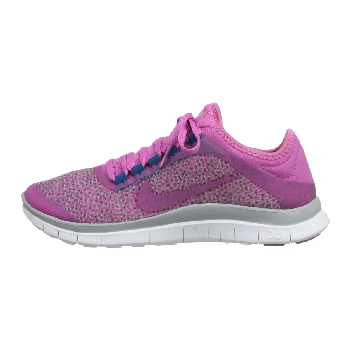 Nike shoes - Nike Free 3.0 V5 EXT - 579828-006 - Wolf Grey/Red Violet/Anthracite/Green Abyss (UPC: 887229856225) 3