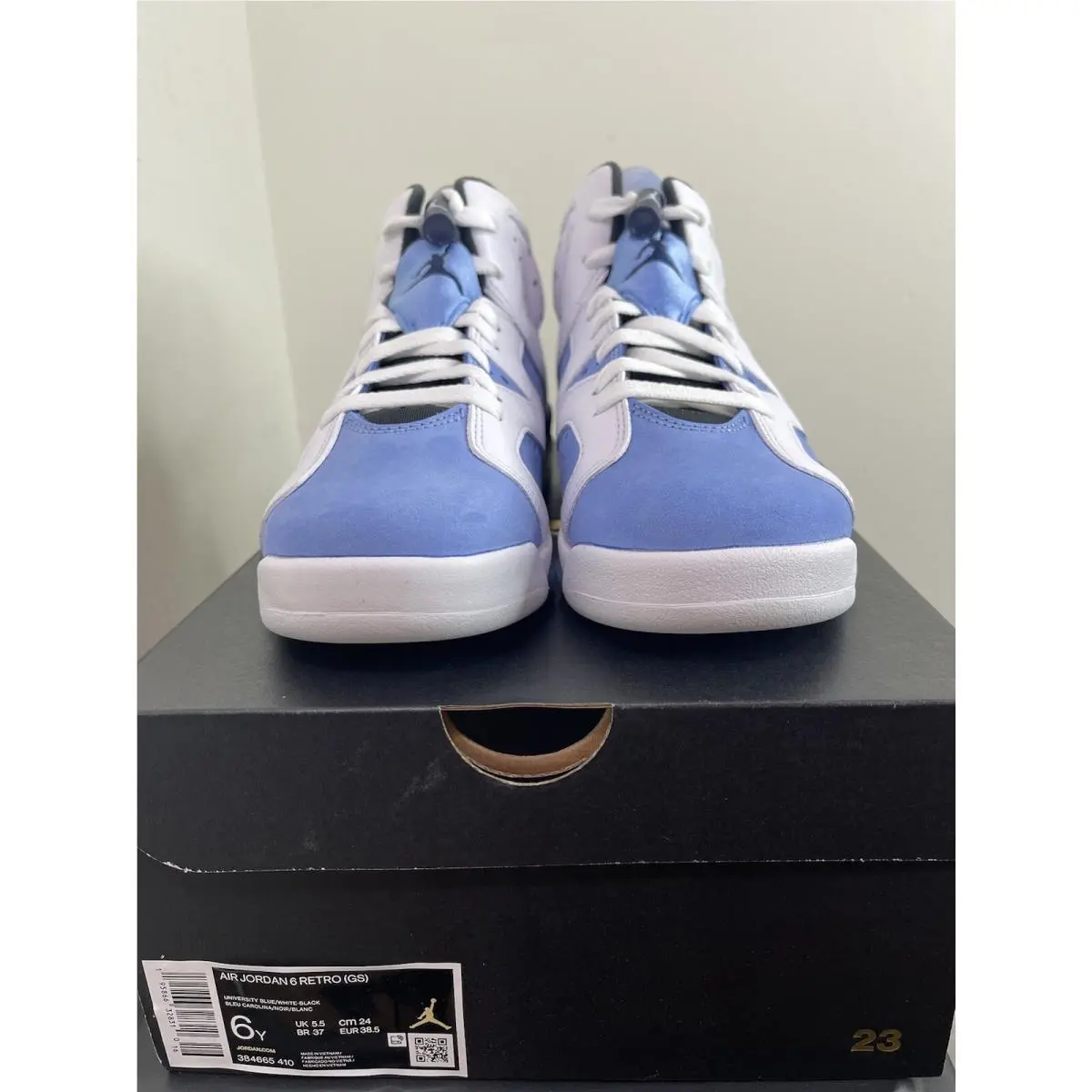 Nike shoes - Air Jordan 6 - Air - 384665-410 - Blue 0