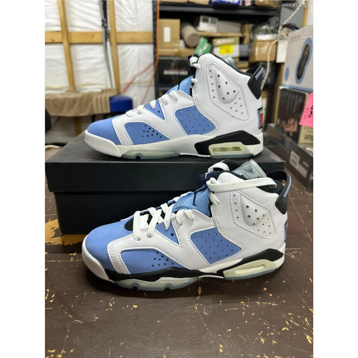 Nike shoes - Air Jordan 6 Retro - Air Retro - 384665-410 - White/Blue (UPC: 195866328334) 3