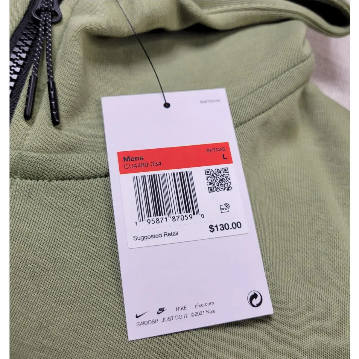 Nike clothing - CU4489-334 - CU4489-334 - Olive Green 8
