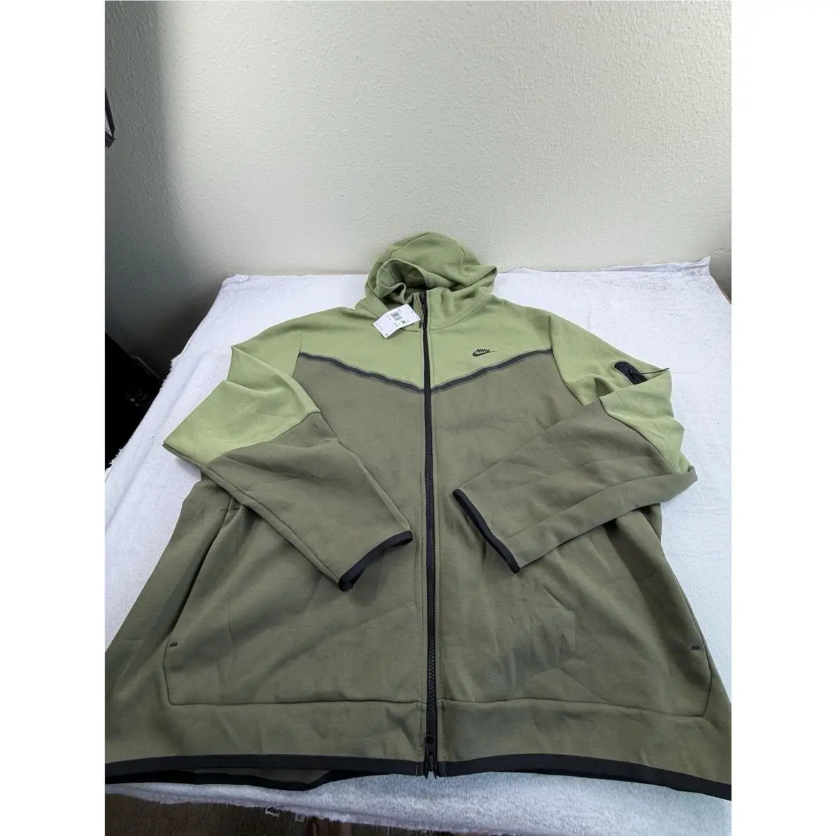 Nike Sportwear Tech Fleece Full-zip Hoodie CU4489-334 Alligator Mens 4XL