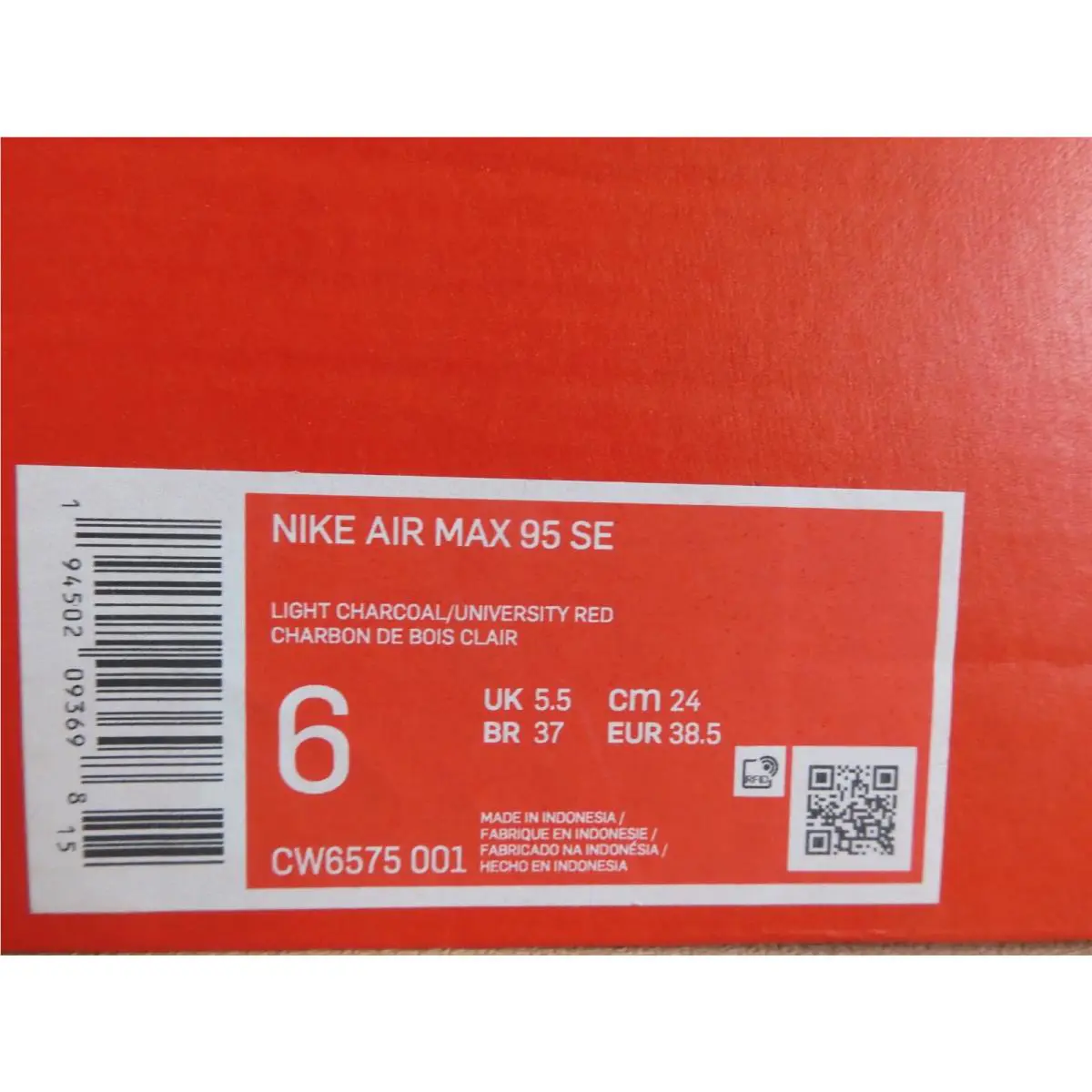 Nike shoes - Nike Air Max 95 - Air Max - CW6575-001 - Gray (UPC: 194502093698) 3