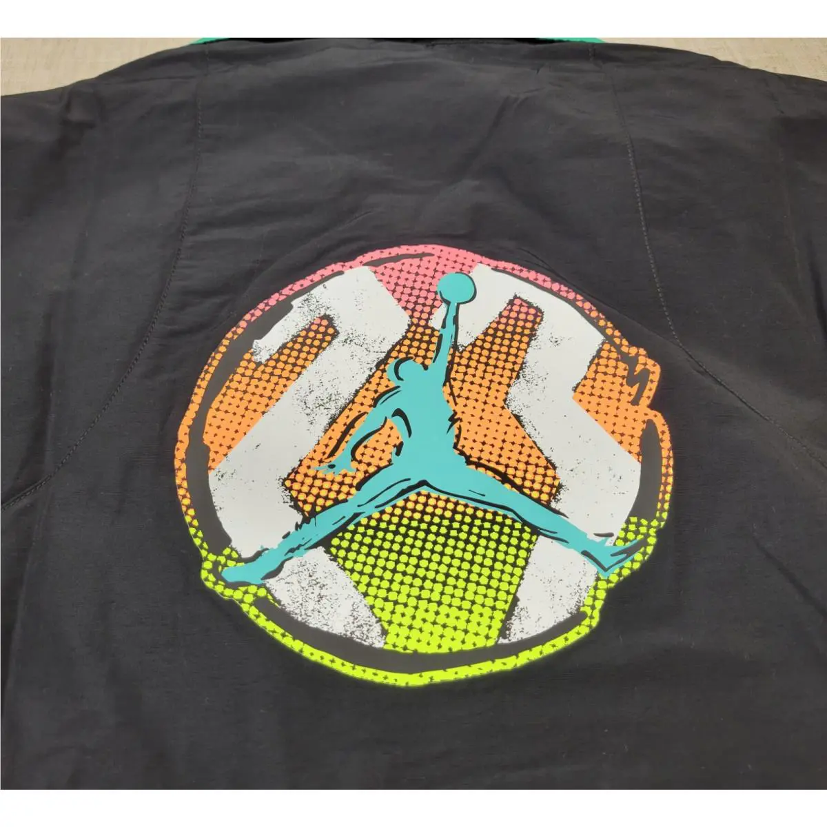 Nike clothing - Jordan Sport DNA - Sport DNA - CZ4841-010 - Black Green Orange White 2