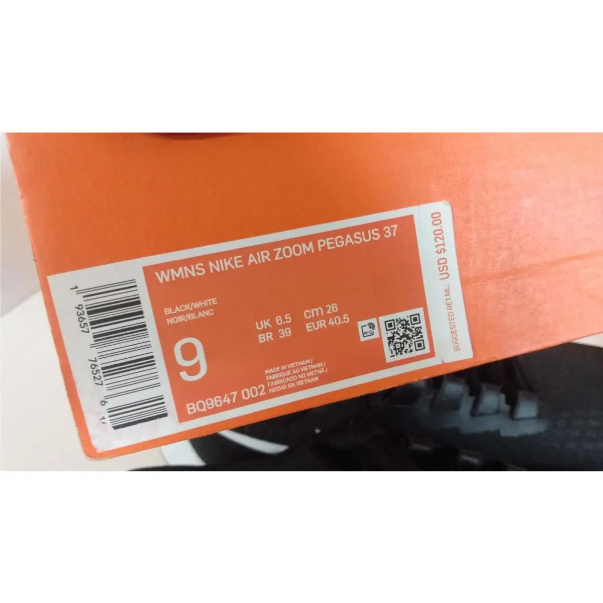 Nike shoes - Nike Pegasus - Pegasus - Bq9647-102 - Black 9