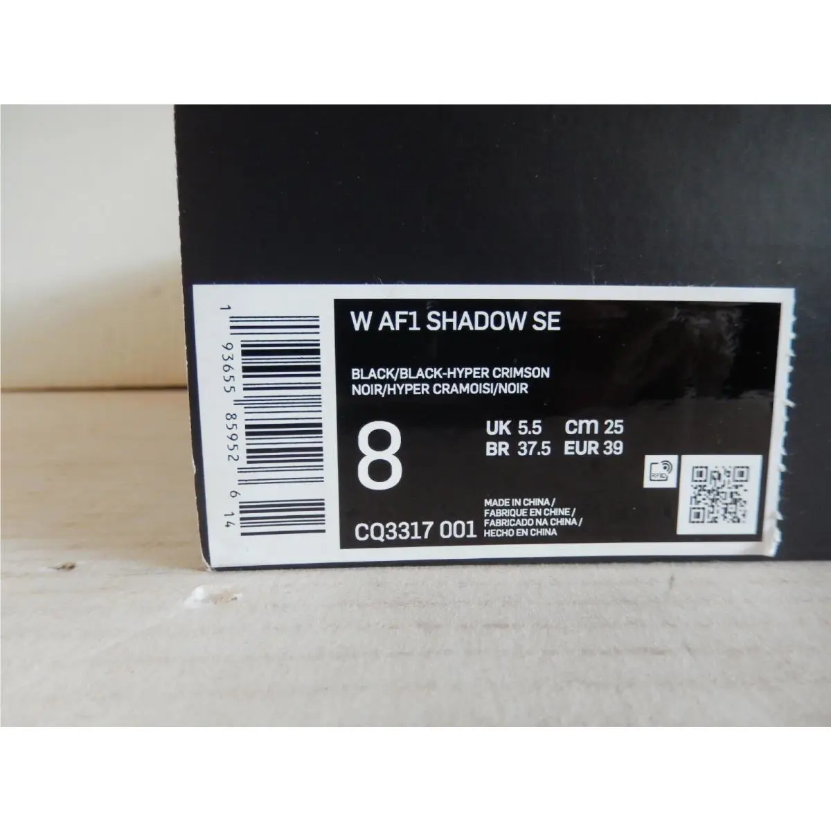 Nike shoes - Nike Air Force 1 Shadow - CQ3317-001 - Black (UPC: 193655859526) 3
