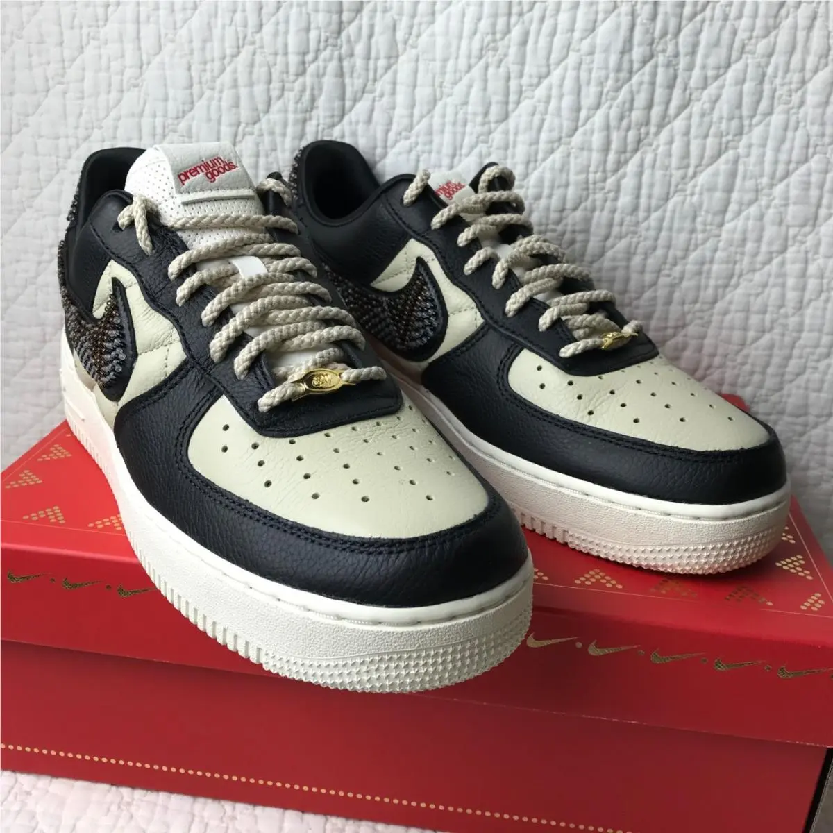 Nike shoes - Nike Air Force 1 - Air Force - DV2957-001 - black multicolor 8