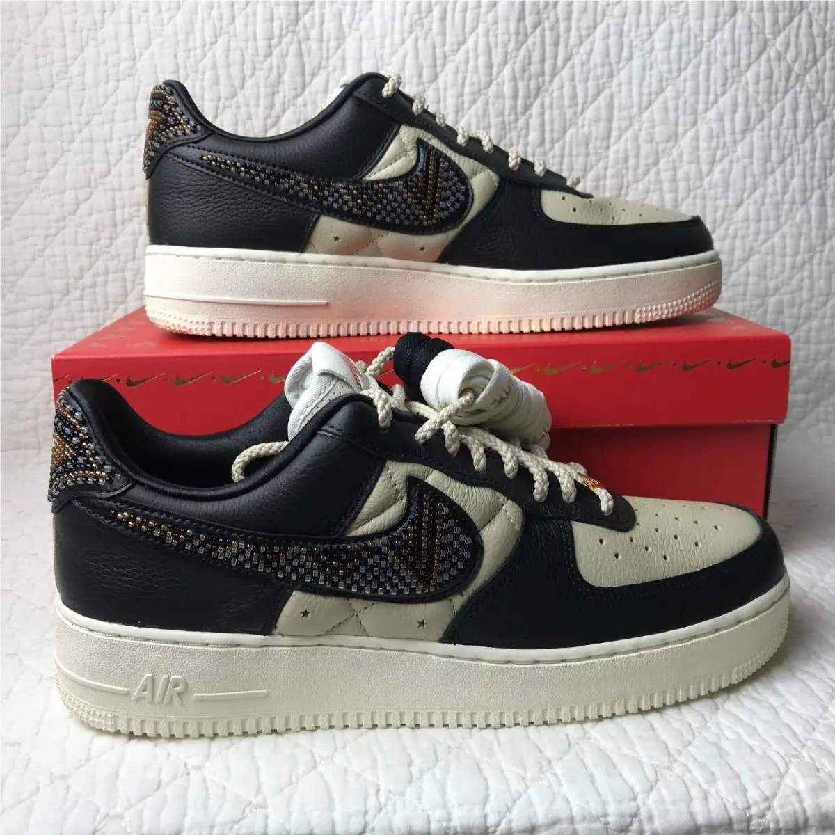 Nike shoes - Nike Air Force 1 - Air Force - DV2957-001 - black multicolor 0