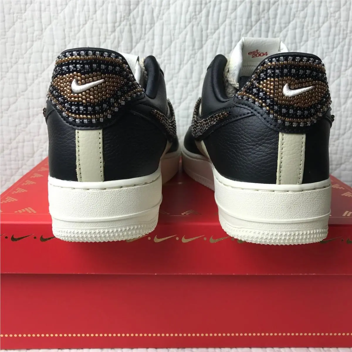 Nike shoes - Nike Air Force 1 - Air Force - DV2957-001 - black multicolor 4