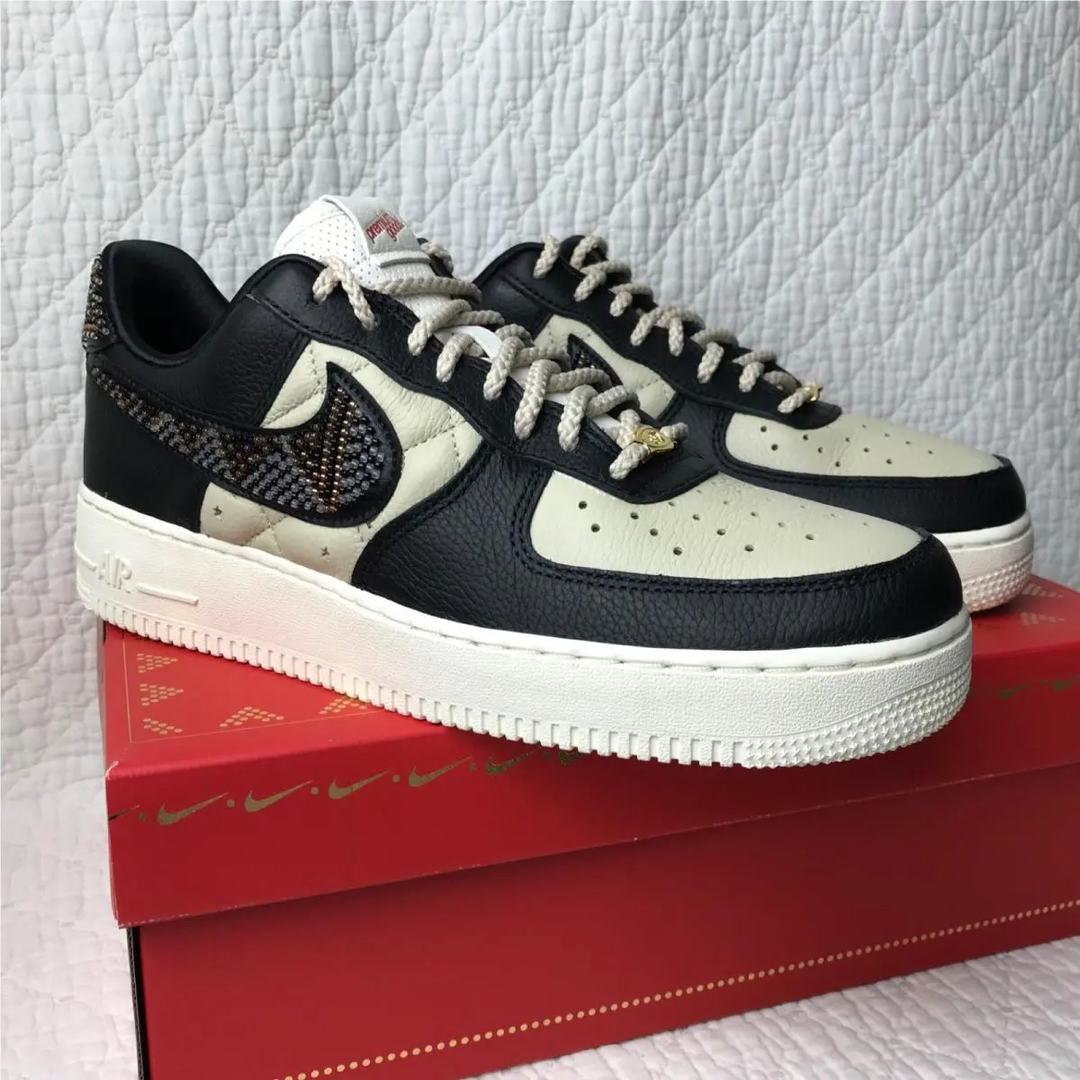 Nike shoes - Nike Air Force 1 - Air Force - DV2957-001 - black multicolor 7