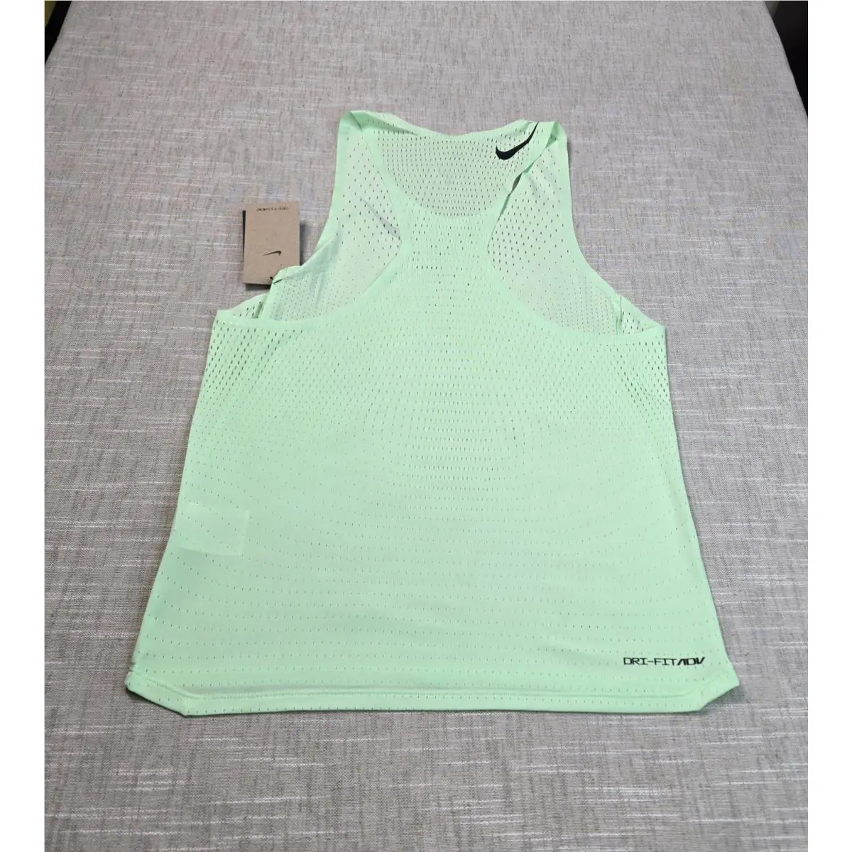 Nike clothing - Nike Aeroswift Singlet Dri Fit ADV - Green Black 1
