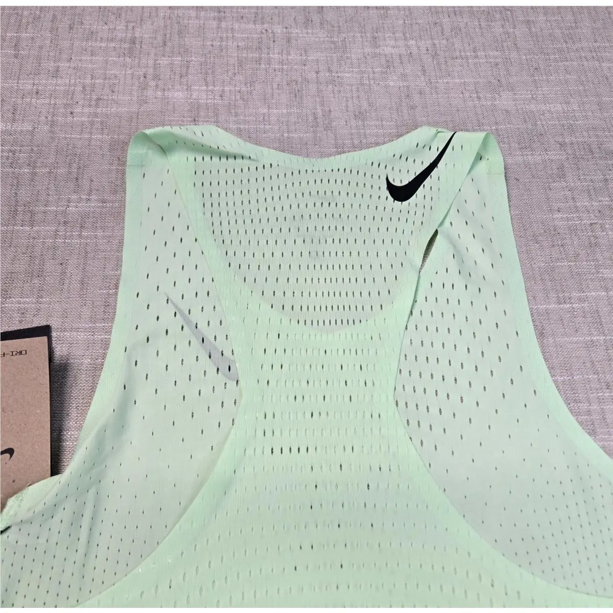 Nike clothing - Nike Aeroswift Singlet Dri Fit ADV - Green Black 7