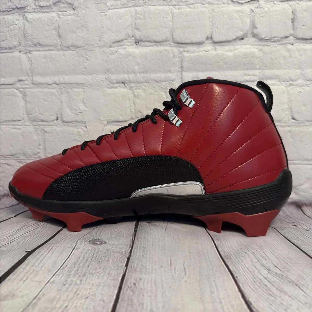 Nike shoes - Air Jordan 12 - Air - FJ6224-601 - Red, Manufacturer: Light Crimson/Metallic Gold-Green Glow (UPC: 0196608290537) 1