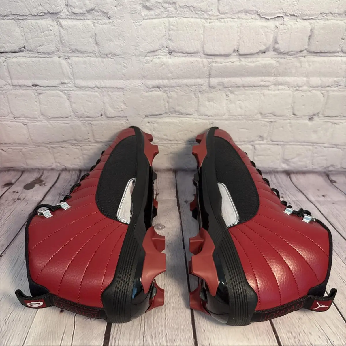 Nike shoes - Air Jordan 12 - Air - FJ6224-601 - Red, Manufacturer: Light Crimson/Metallic Gold-Green Glow (UPC: 0196608290537) 4