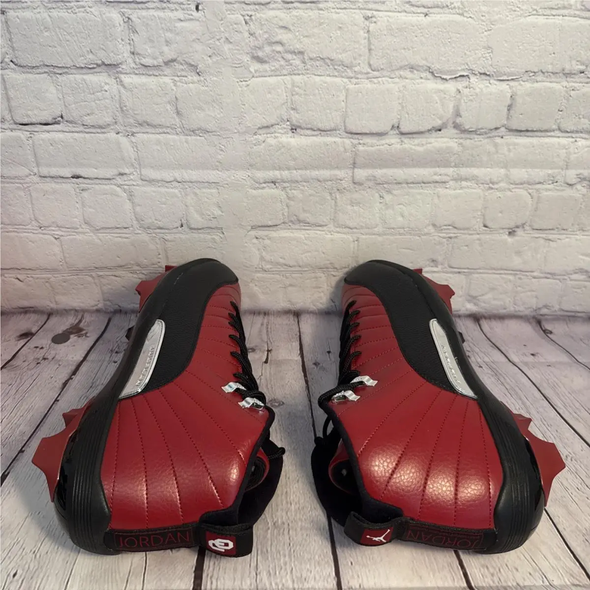 Nike shoes - Air Jordan 12 - Air - FJ6224-601 - Red, Manufacturer: Light Crimson/Metallic Gold-Green Glow (UPC: 0196608290537) 5