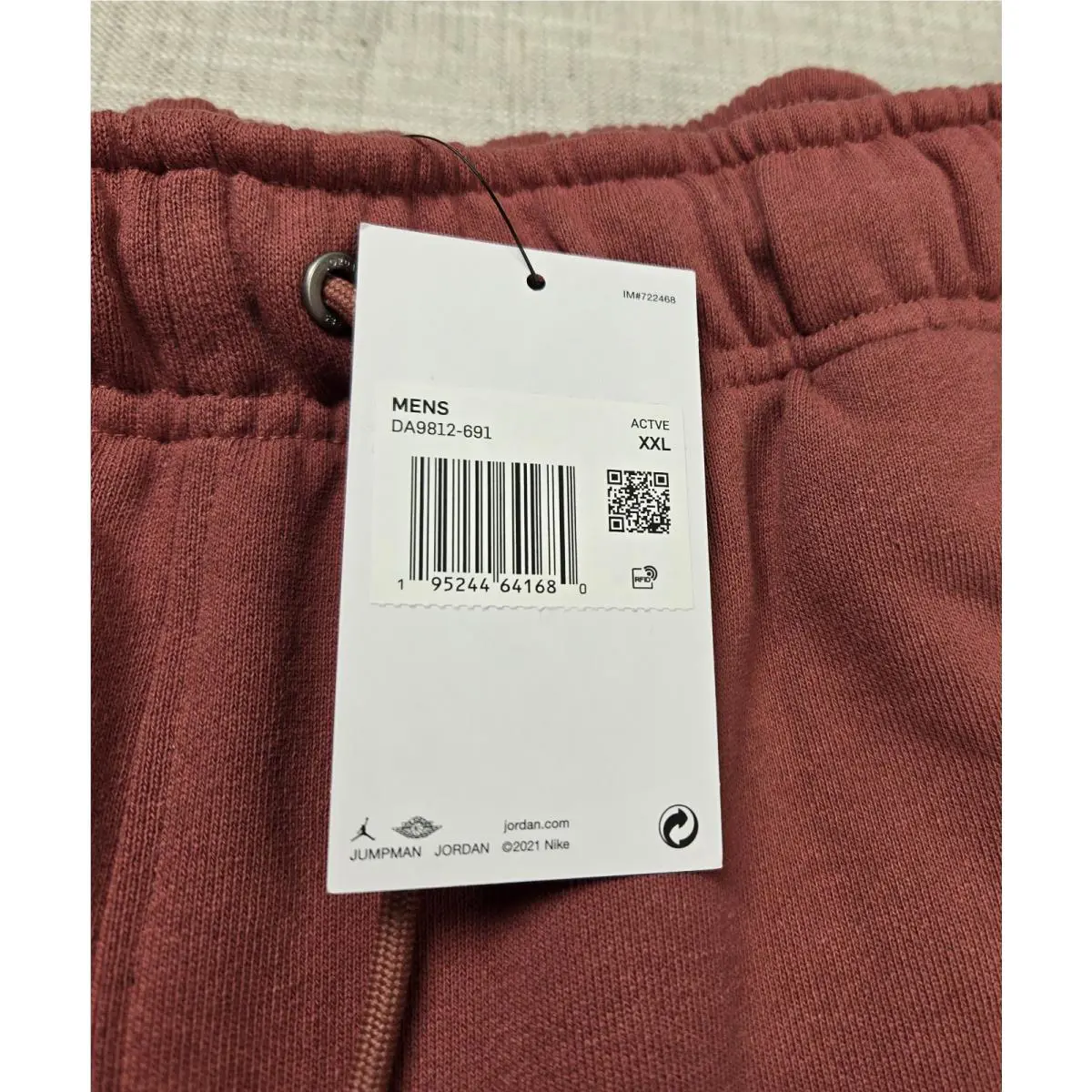 Nike clothing - Jordan Statement Fleece Jogger - Statement Fleece Jogger - DA9812-691 - Red Brown 11